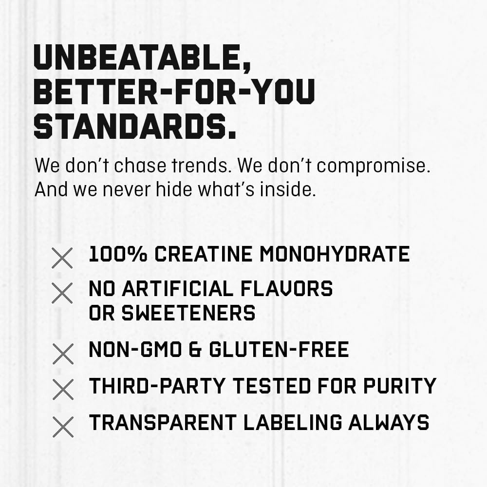 image:imageJocko Fuel Creatine Monohydrate Pure Micronized Powder for Men amp Women Supports Muscle Growth Strength Recovery amp Cognition Unflavored 450 Grams 90 Servings30 Servings Pack of 1