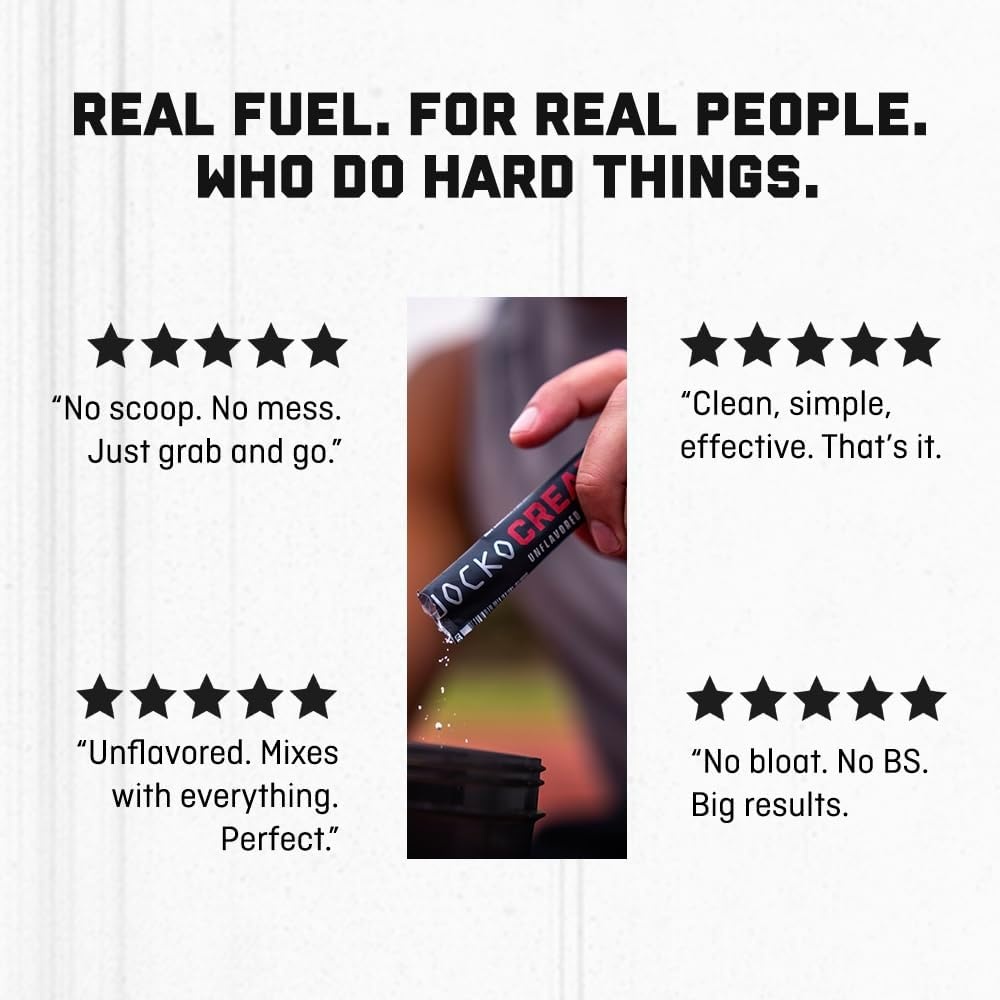 image:imageJocko Fuel Creatine Monohydrate Pure Micronized Powder for Men amp Women Supports Muscle Growth Strength Recovery amp Cognition Unflavored 450 Grams 90 Servings30 Servings Pack of 1