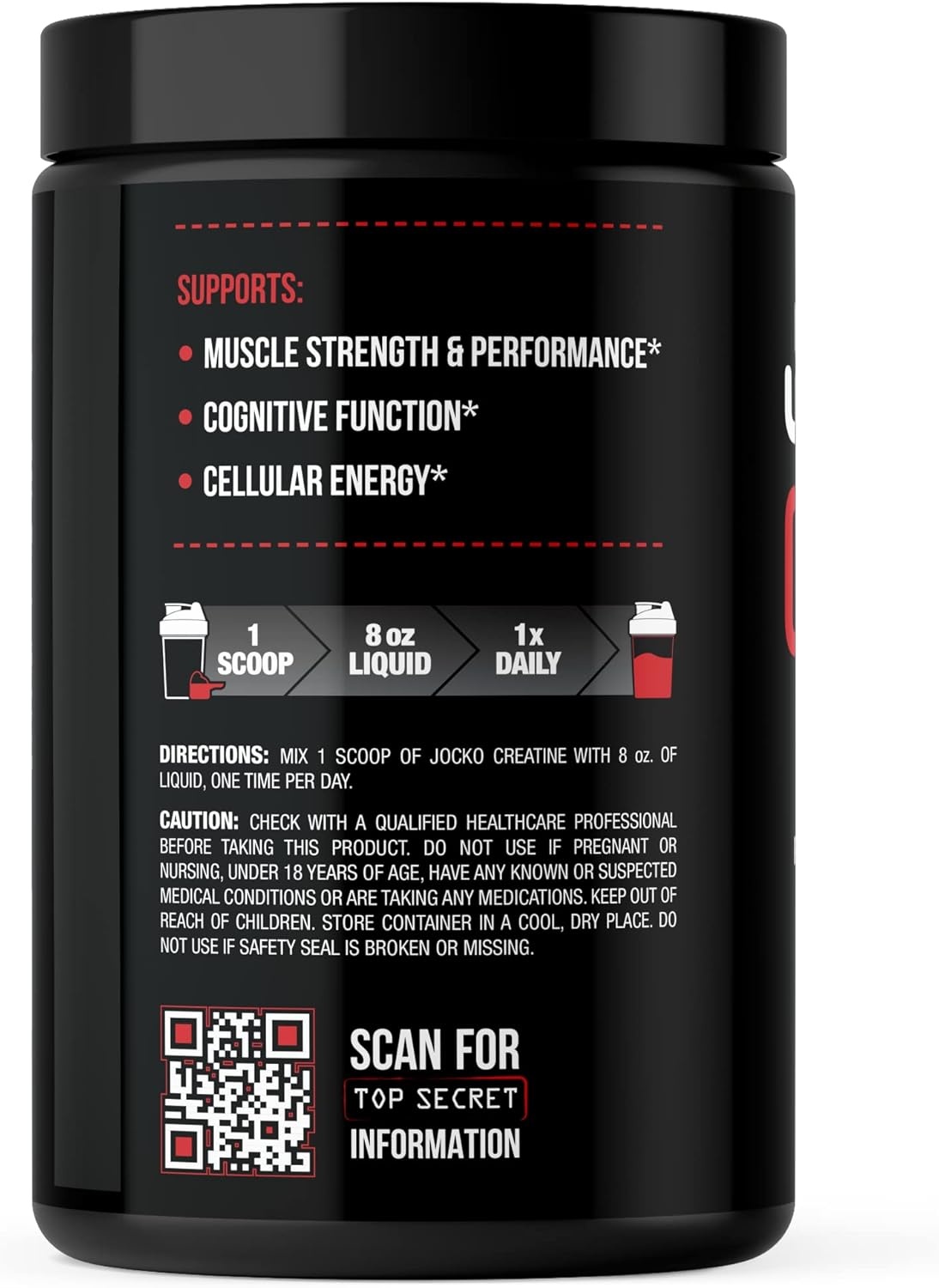 image:imageJocko Fuel Creatine Monohydrate Pure Micronized Powder for Men amp Women Supports Muscle Growth Strength Recovery amp Cognition Unflavored 450 Grams 90 Servings90 Servings Pack of 1