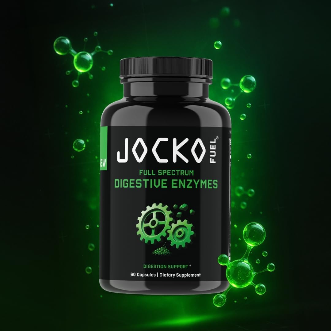 image:imageJocko Fuel Digestive Enzymes Full Spectrum Support Nutrient Absorption Gut Health Support Digestion Aid 60 Capsules