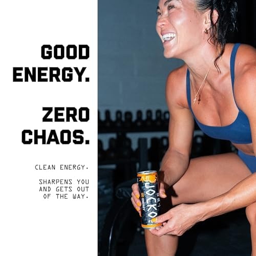 image:imageJocko Fuel GO Energy Drinks Afterburner Orange 95mg Caffeine with Added Adaptogens Vitamin B12 amp B6 amp L Theanine for Mood amp Focus Support No Sugar 12 Pack Packaging May VaryAfterburner Orange
