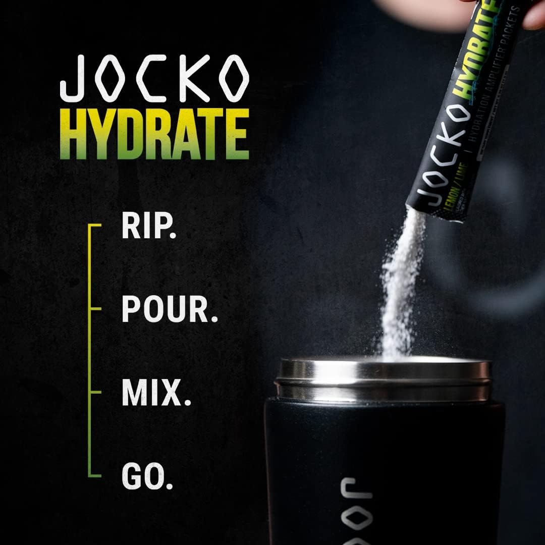 image:imageJocko Fuel Hydrate Electrolytes Powder Packets Low Sugar Hydration Amplifier Packets for Recovery Dehydration amp Exercise with Vitamins B6 B12 amp C 16 Packets Lemon LimeLemon Lime