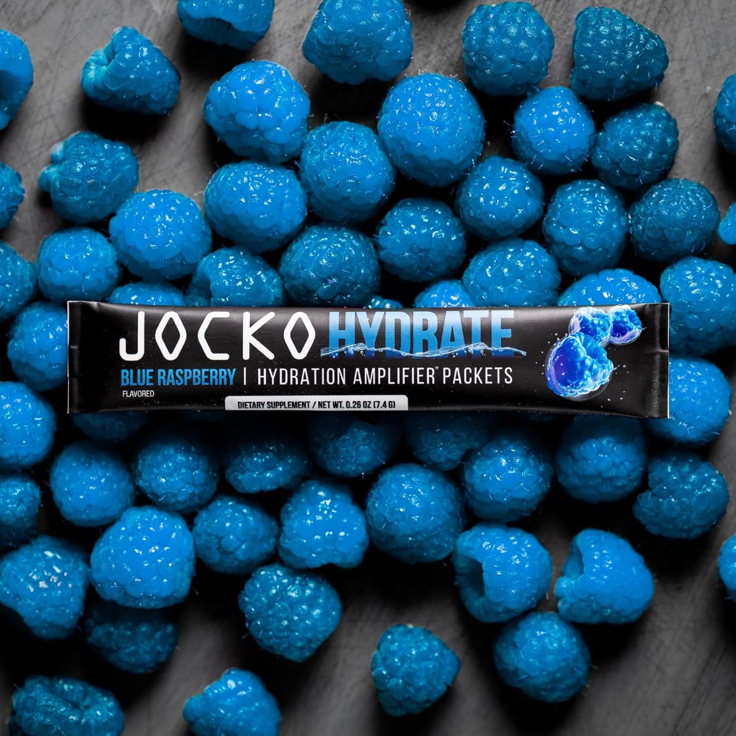 image:imageJocko Fuel Hydrate Electrolytes Powder Packets Low Sugar Hydration Amplifier Packets for Recovery Dehydration amp Exercise with Vitamins B6 B12 amp C 16 Packets Lemon LimeBlue Raspberry