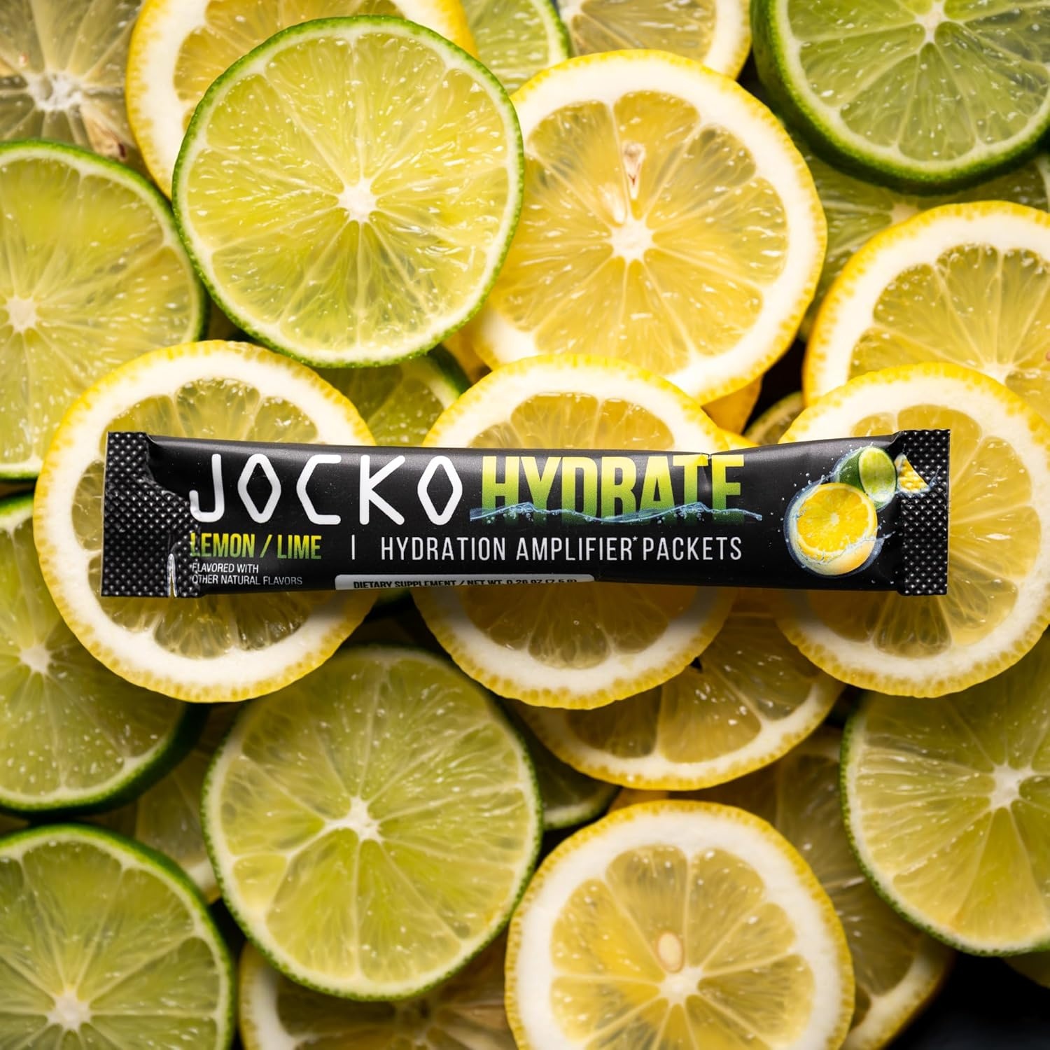 image:imageJocko Fuel Hydrate Electrolytes Powder Packets Low Sugar Hydration Amplifier Packets for Recovery Dehydration amp Exercise with Vitamins B6 B12 amp C 16 Packets Lemon LimeLemon Lime