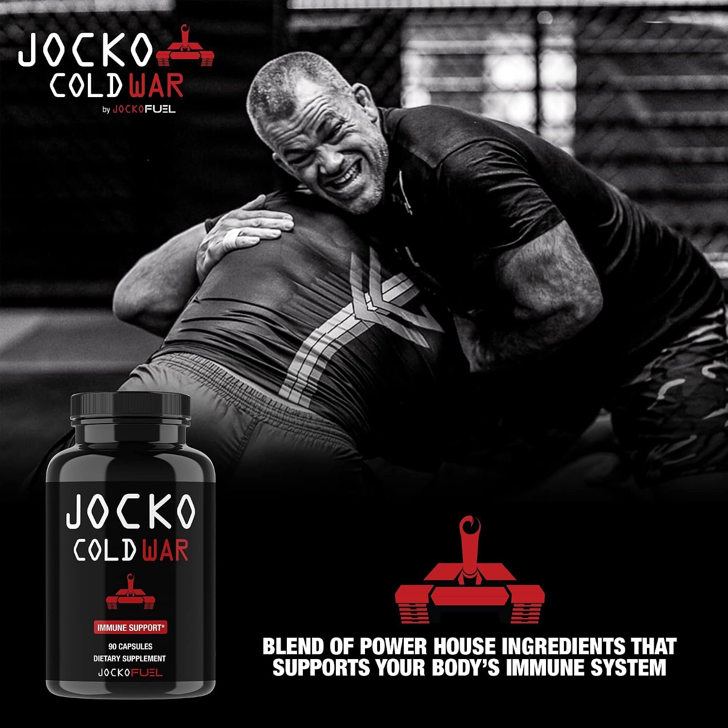 image:imageJocko Fuel Immune Support Supplement Elderberry with Zinc amp Vitamin C for Adults Immune Defense with Vitamin C D3 Superfoods Herbs amp Minerals 90 Capsules