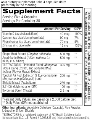 image:imageJocko Fuel Test Booster for Men Natural Endurance Stamina amp Strength Booster Muscle Builder for Men amp Nitric Oxide Support with Ginger Root Shilajit amp Tongkat Ali 120ct 30 Servings