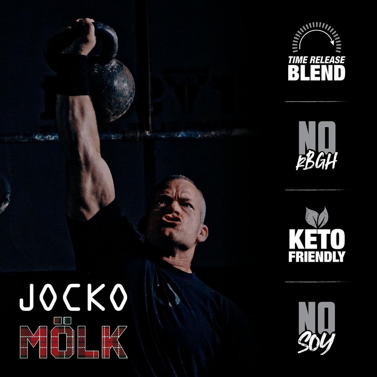 image:imageJocko Fuel Whey Protein Powder Cookies amp Cream 22g Protein Digestive Enzymes Probiotic Blend No Sugar Added with Essential Amino Acids Electrolyte Minerals 24 ServingsGingerbread Cookie