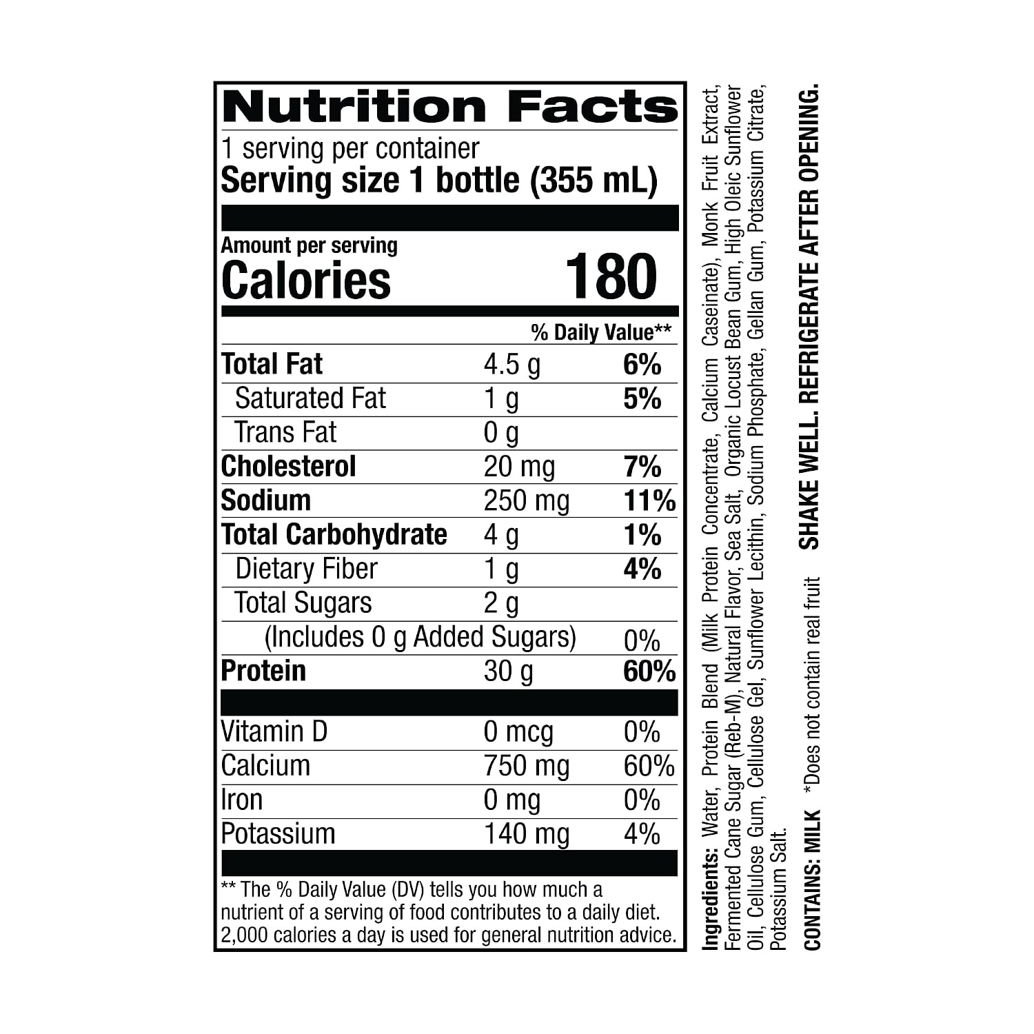 image:imageJocko Mlk 30g Grass Fed Protein Shakes No Added Sugar Protein Drinks KETO Friendly Ready to Drink 12 FL Oz Pack of 12 VanillaBanana