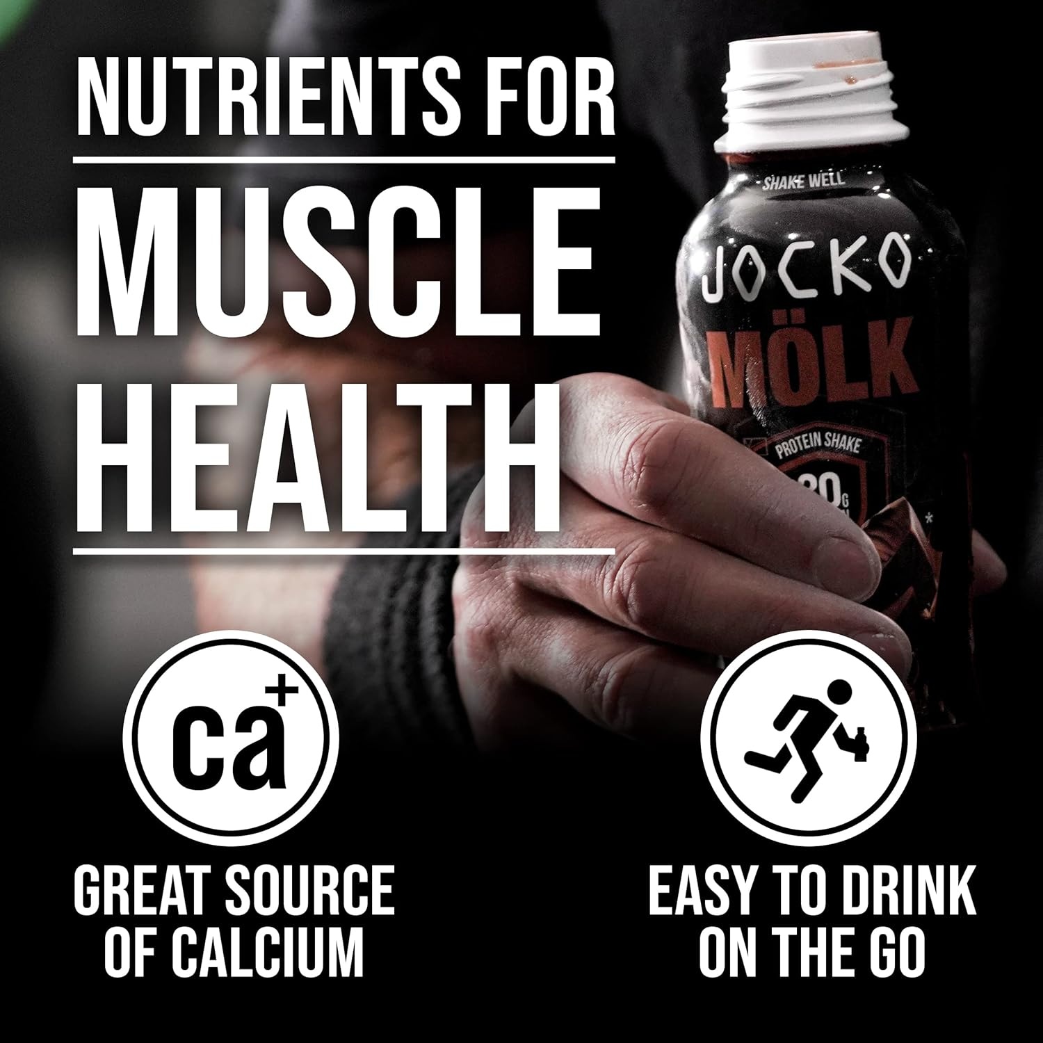 image:imageJocko Mlk 30g Grass Fed Protein Shakes No Added Sugar Protein Drinks KETO Friendly Ready to Drink 12 FL Oz Pack of 12 VanillaChocolate