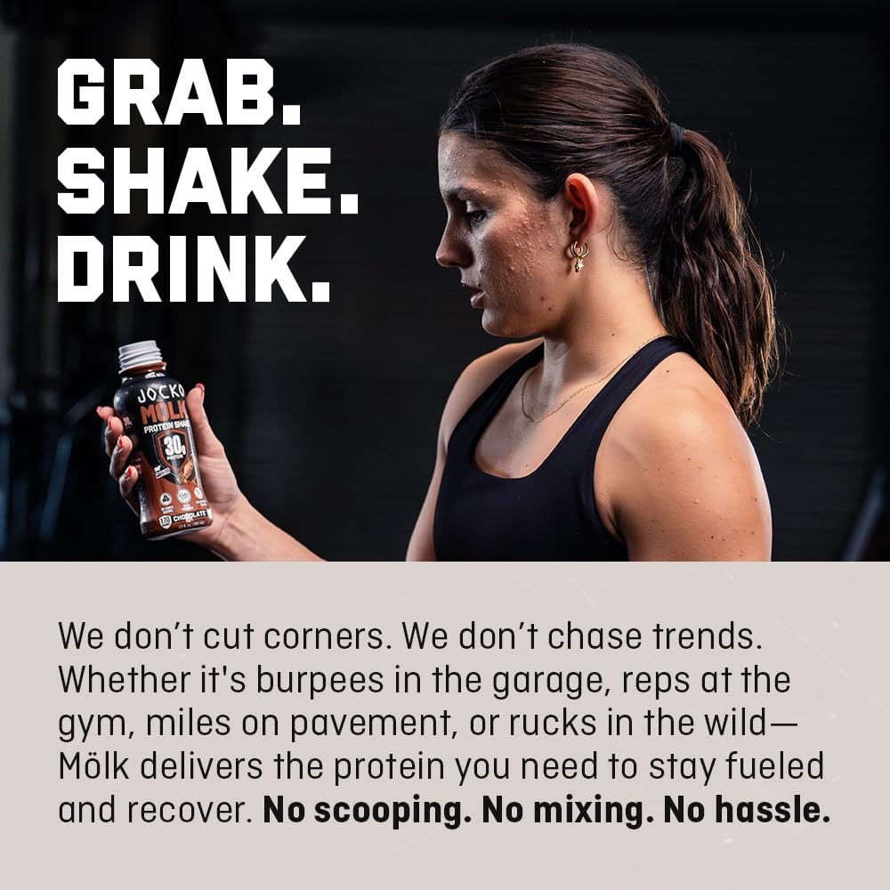image:imageJocko Mlk 30g Grass Fed Protein Shakes No Added Sugar Protein Drinks KETO Friendly Ready to Drink 12 FL Oz Pack of 12 VanillaVanilla