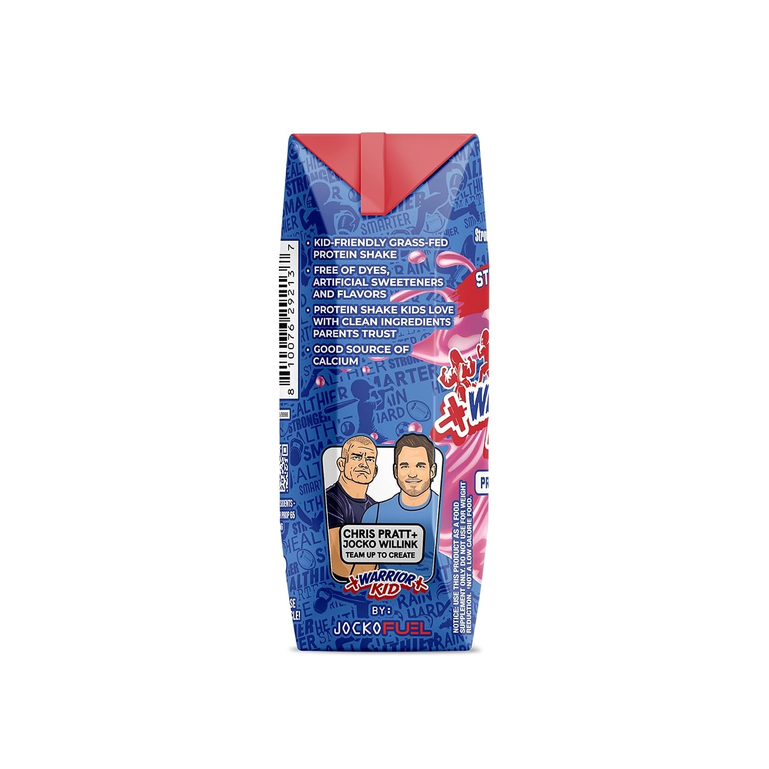 image:imageWarrior Kid Nutritional Protein Shake Vanilla Healthy Kids Snacks 12g Protein 0g Added Sugar Vitamins amp Minerals No Soy Ingredients Gluten Free NonGMO 825 Fl Oz 6 CountStrawberry