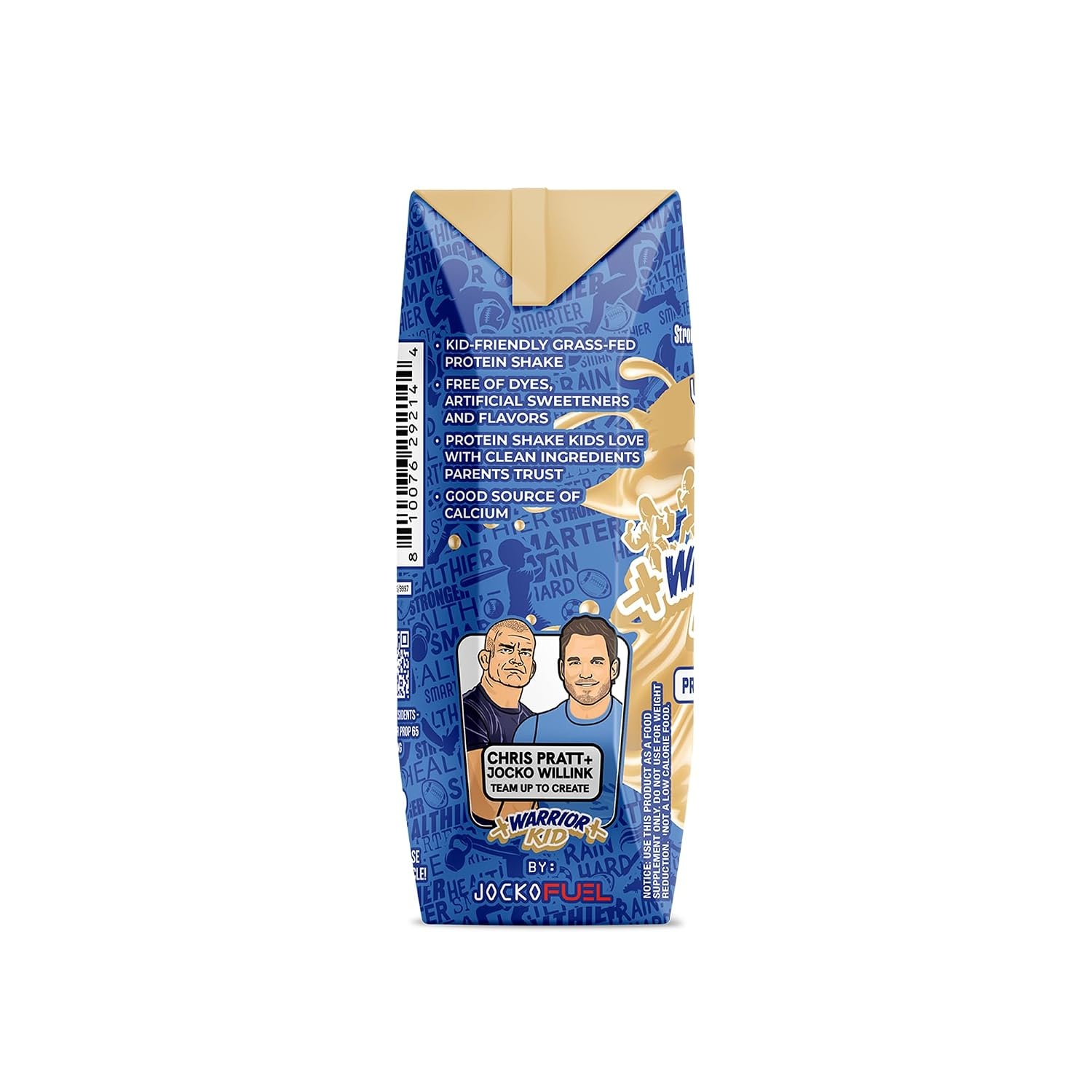 image:imageWarrior Kid Nutritional Protein Shake Vanilla Healthy Kids Snacks 12g Protein 0g Added Sugar Vitamins amp Minerals No Soy Ingredients Gluten Free NonGMO 825 Fl Oz 6 CountVanilla