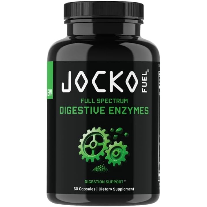 image:imageJocko Fuel Digestive Enzymes Full Spectrum Support Nutrient Absorption Gut Health Support Digestion Aid 60 Capsules
