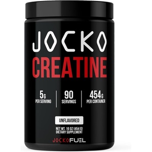 image:imageJocko Fuel Creatine Monohydrate Pure Micronized Powder for Men amp Women Supports Muscle Growth Strength Recovery amp Cognition Unflavored 450 Grams 90 Servings90 Servings Pack of 1