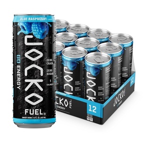 image:imageJocko Fuel GO Energy Drinks Afterburner Orange  95mg Caffeine with Added Adaptogens Vitamin B12 amp B6 amp L Theanine for Mood amp Focus Support No Sugar 12 Pack  Packaging May VaryBlue Raspberry