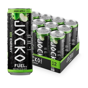 image:imageJocko Fuel GO Energy Drinks Afterburner Orange  95mg Caffeine with Added Adaptogens Vitamin B12 amp B6 amp L Theanine for Mood amp Focus Support No Sugar 12 Pack  Packaging May VarySour Apple