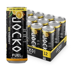 image:imageJocko Fuel GO Energy Drinks Afterburner Orange  95mg Caffeine with Added Adaptogens Vitamin B12 amp B6 amp L Theanine for Mood amp Focus Support No Sugar 12 Pack  Packaging May VaryIced Tea  Lemonade