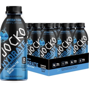image:imageJocko Fuel Hydrate Electrolyte Drinks  Sports Drink Hydration Amplifier Thirst Quencher  Scientifically Formulated Electrolyte Blend Fruit Punch Flavor 16 Oz 12 PackBlue Raspberry