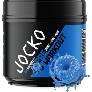 image:imageJocko Fuel Pre Workout for Men amp Women  High Stim Low Sugar Blend with Beta Alanine  LCitrulline Support Muscle Pump Energy amp Recovery 200mg of Caffeine Nitro Pop 30 Servings 131lbs 594 GBlue Raspberry