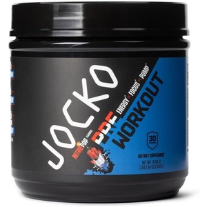 image:imageJocko Fuel Pre Workout for Men amp Women  High Stim Low Sugar Blend with Beta Alanine  LCitrulline Support Muscle Pump Energy amp Recovery 200mg of Caffeine Nitro Pop 30 Servings 131lbs 594 GNitro Pop