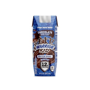 image:imageWarrior Kid Nutritional Protein Shake Chocolate Healthy Kids Snacks 12g Protein 0g Added Sugar Vitamins amp Minerals No Soy Ingredients Gluten Free NonGMO 825 Fl Oz 12 Count