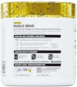 image:imageJocko Fuel Muscle Drive Pro Series Mango Passionfruit HMB DiLeucine EAAs Protects Lean Muscle Mass amp Breakdown Aids Recovery Natural Appetite Suppressant No Bloat Zero Sugar 30 ServingsOrange Lychee