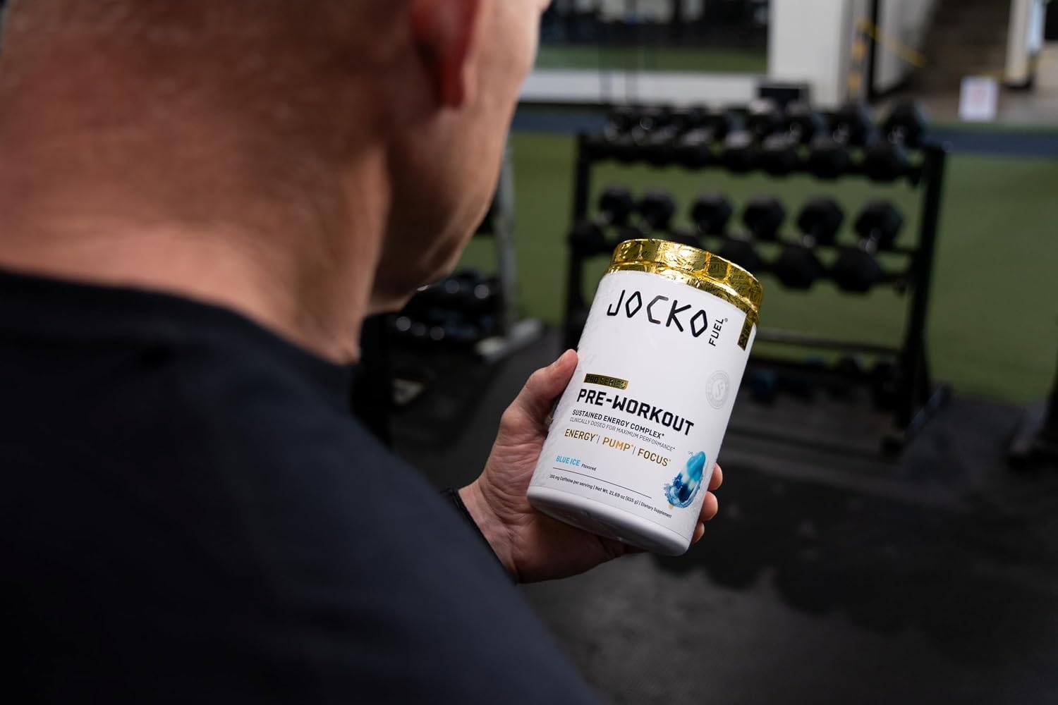 image:imageJocko Fuel Preworkout Pro Series Blue Ice Elite Performance Energy Focus Pump Formula 300mg Natural Caffeine LCitrulline Alpha GPC LTyrosine Peak ATP High Intensity Training 20 ServingsBlue Ice