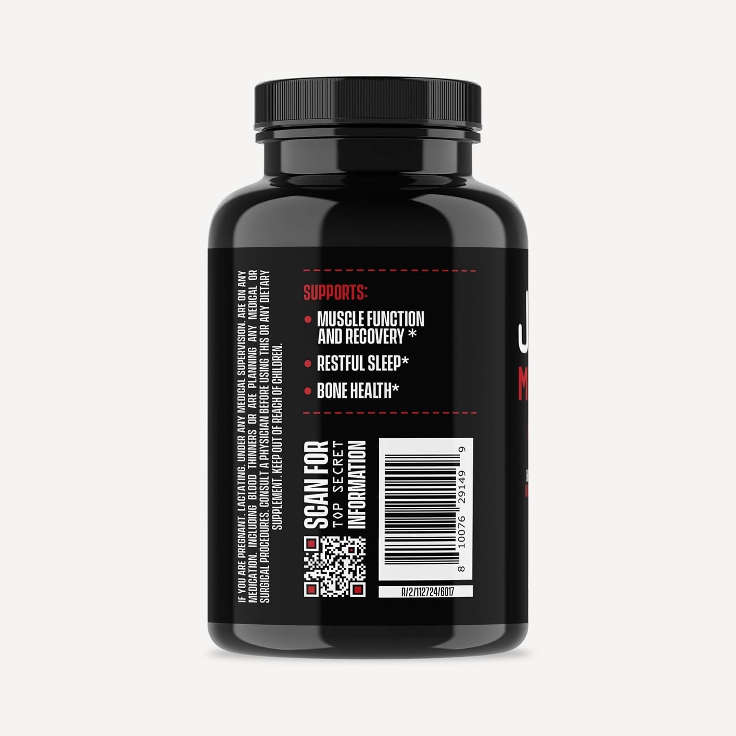 image:imageJocko Fuel Magnesium Complex Supplement Magnesium Glycinate Citrate amp Taurate Capsules Dietary Supplement for Muscle Recovery amp Relaxation Heart Nerve Bone Support amp Sleep 30Day Supply