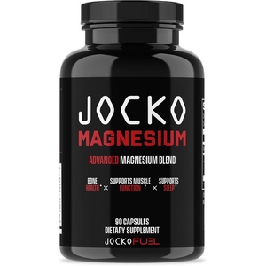 image:imageJocko Fuel Magnesium Complex Supplement  Magnesium Glycinate Citrate amp Taurate Capsules Dietary Supplement for Muscle Recovery amp Relaxation Heart Nerve Bone Support amp Sleep 30Day Supply